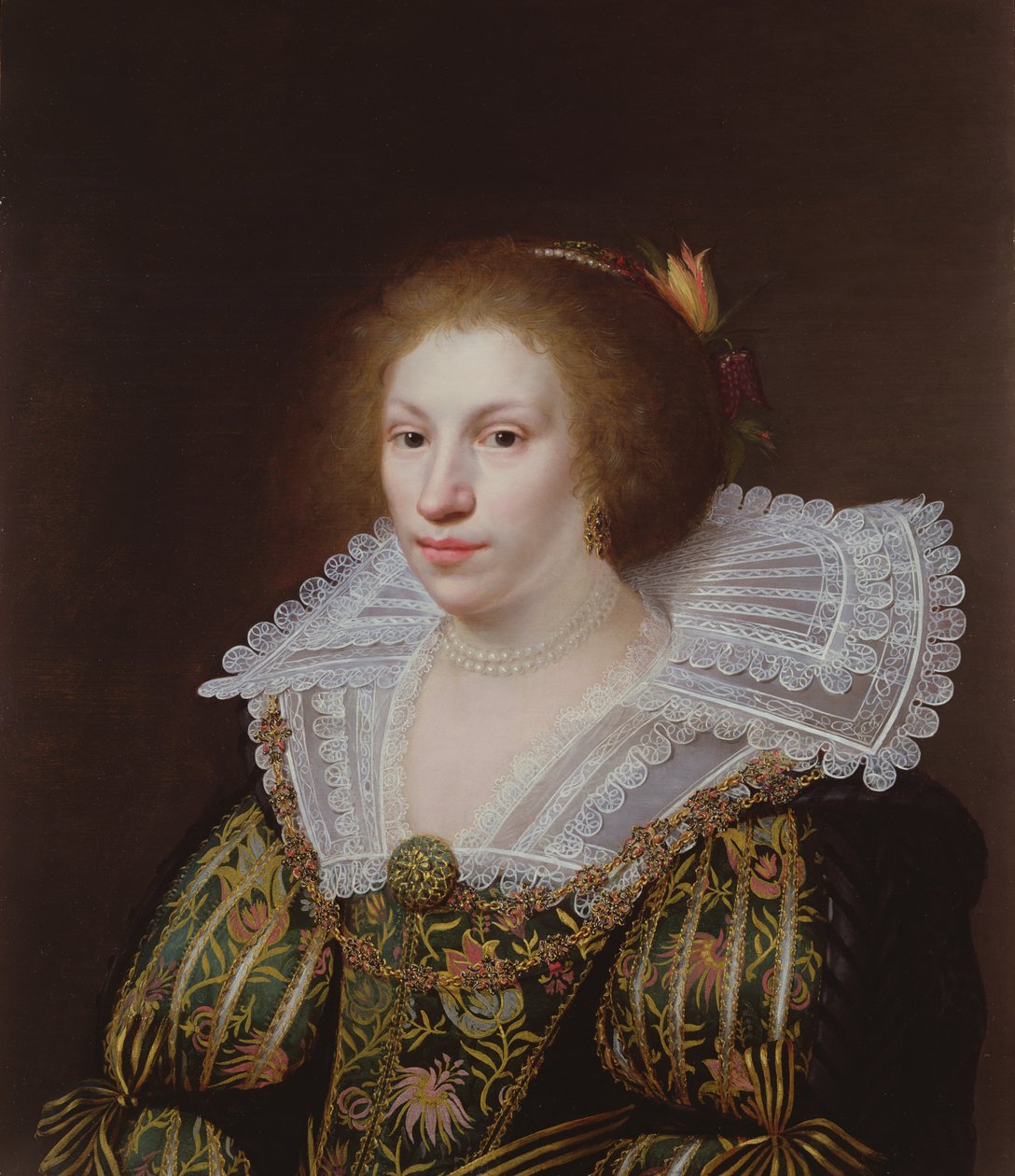 Portrait of a Young Woman by Paulus Moreelse