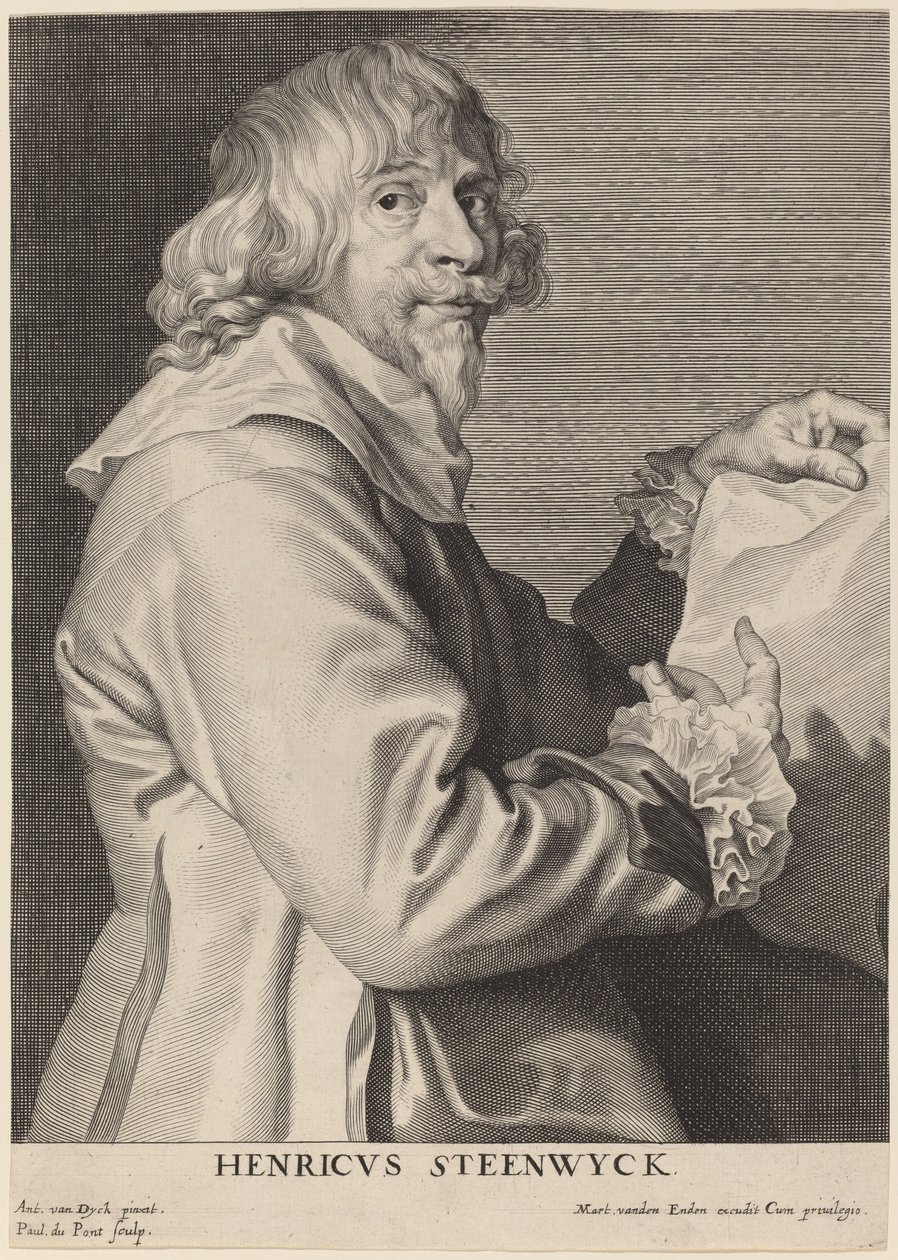 Henricus Steenwyck by Paulus Pontius after Sir Anthony van Dyck