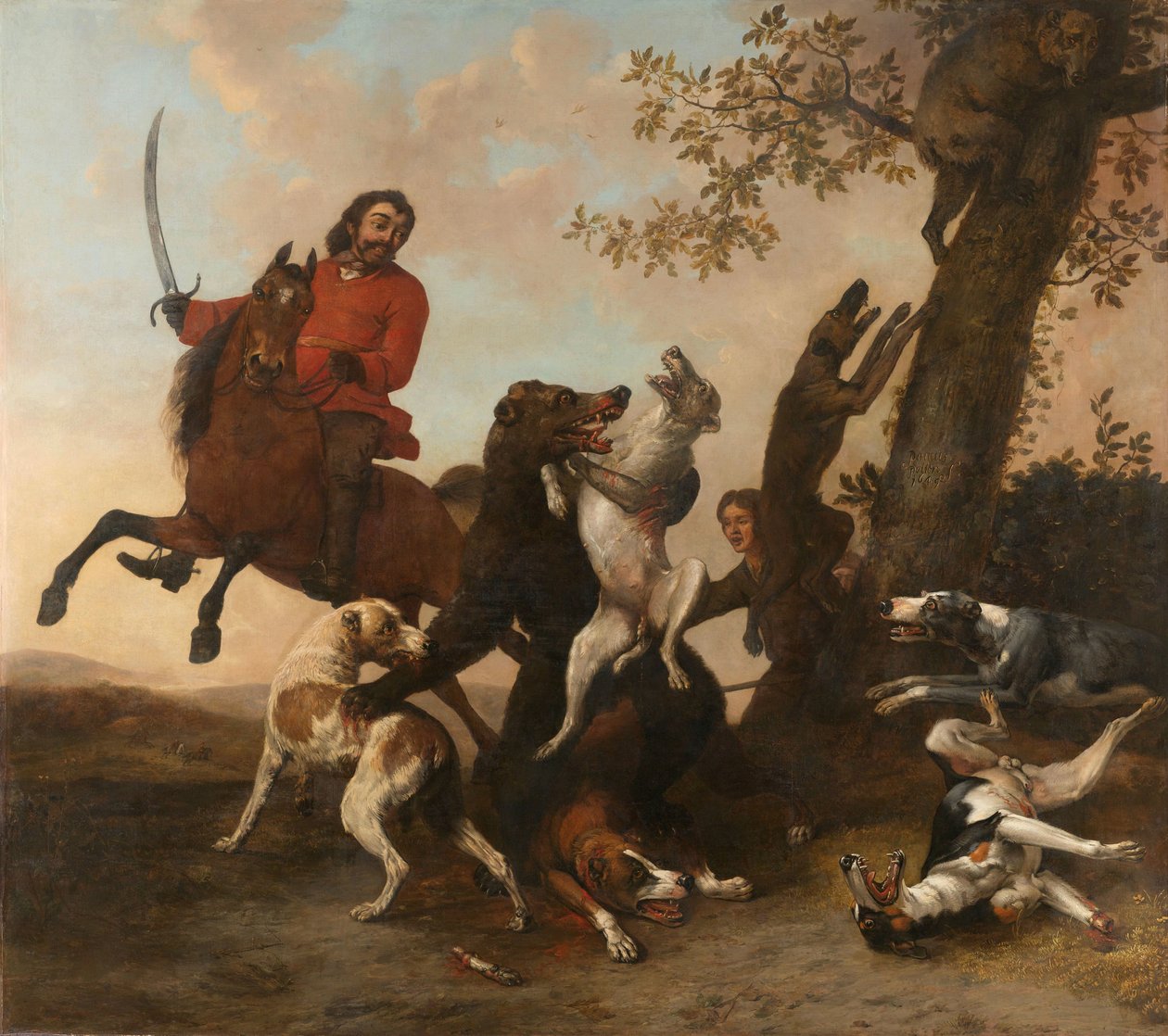 Bear Hunt by Paulus Potter