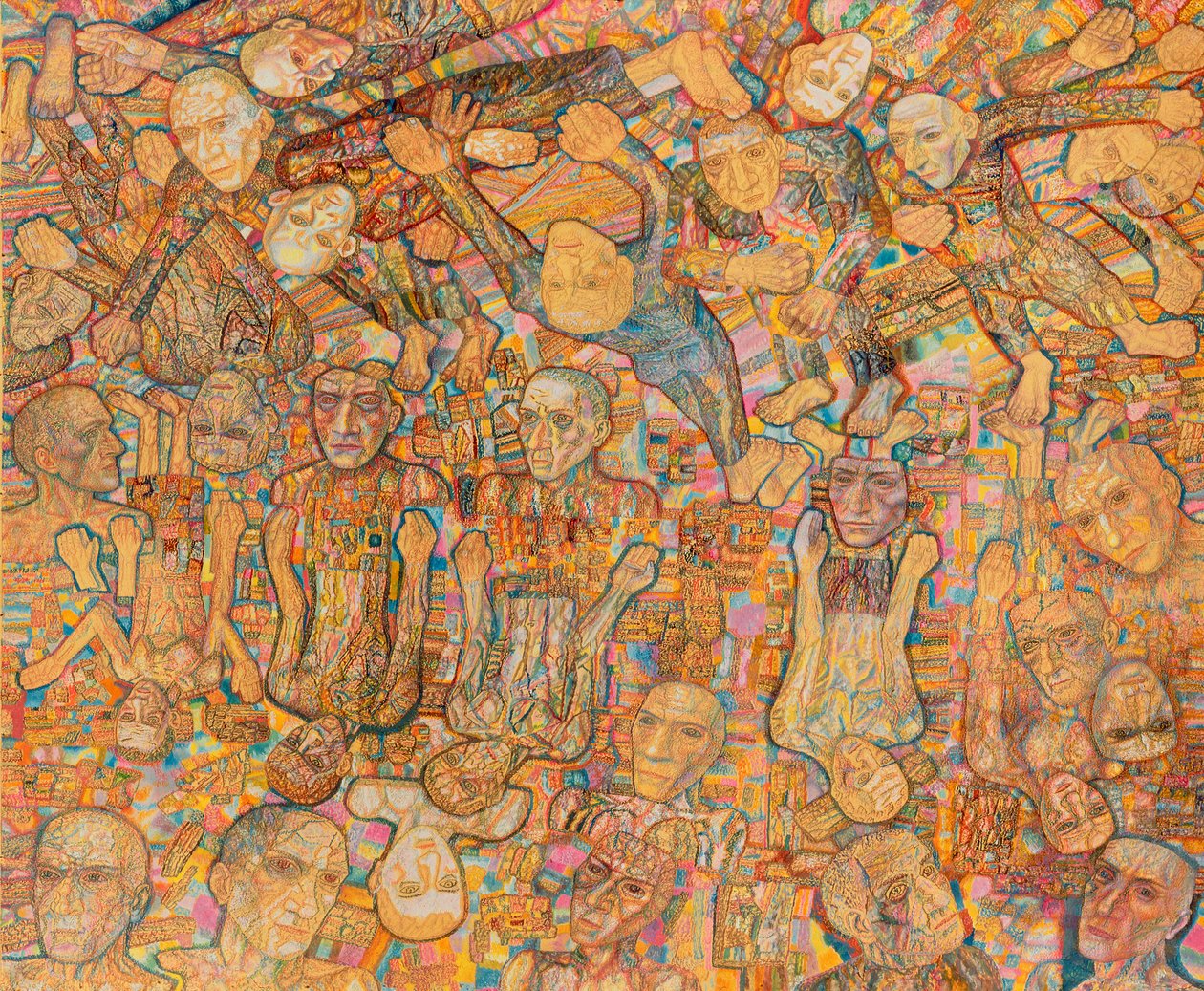 Crowd Composition by Pawel Nikolajewitsch Filonow