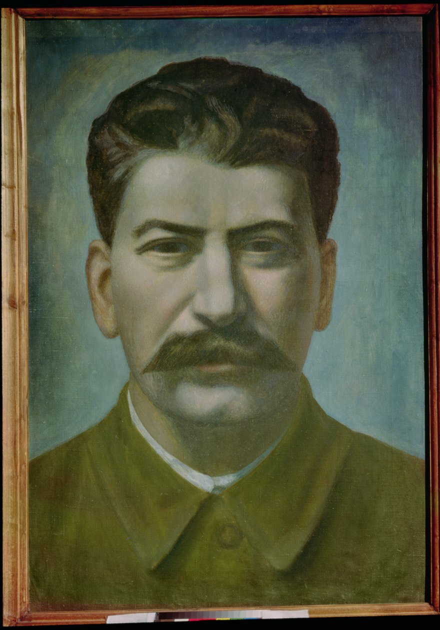 Portrait of Joseph Stalin (Iosif Vissarionovich Dzhugashvili) by Pawel Nikolajewitsch Filonow