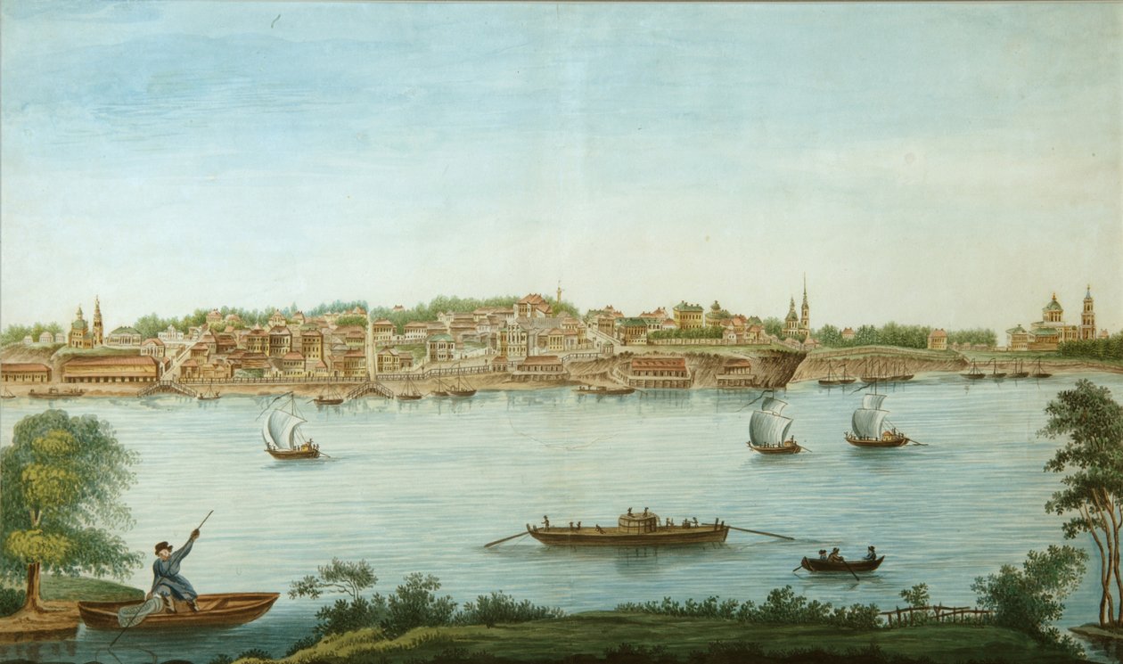 View of Perm, 1832 by Pavel Emelyanovich Razmakhnin