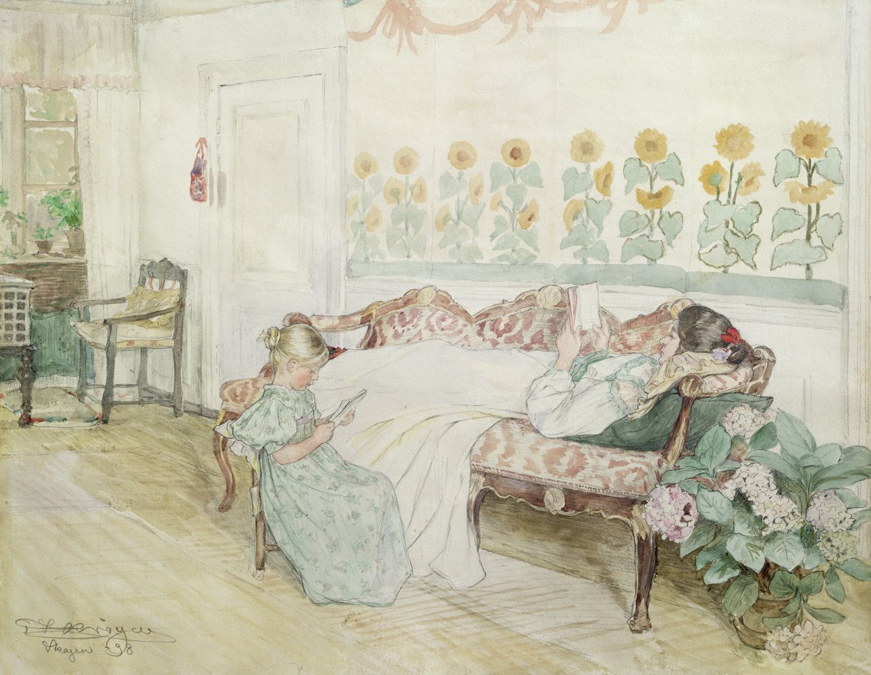 Interior by Peder Severin Krøyer