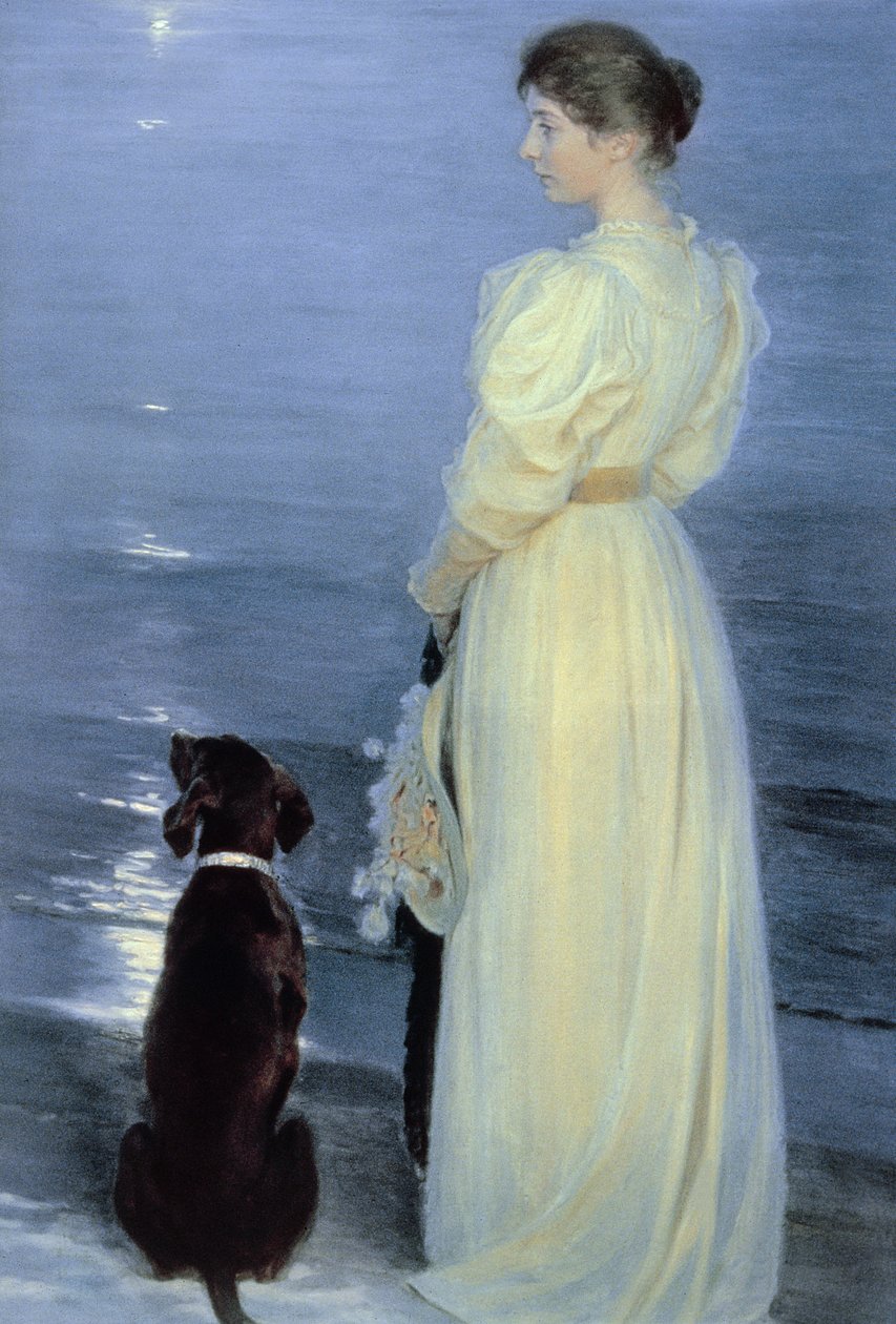 Summer Evening at Skagen, the Artist