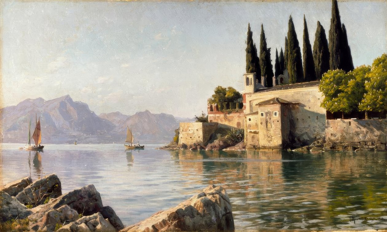 Punta San Vigilio by Peder Monsted