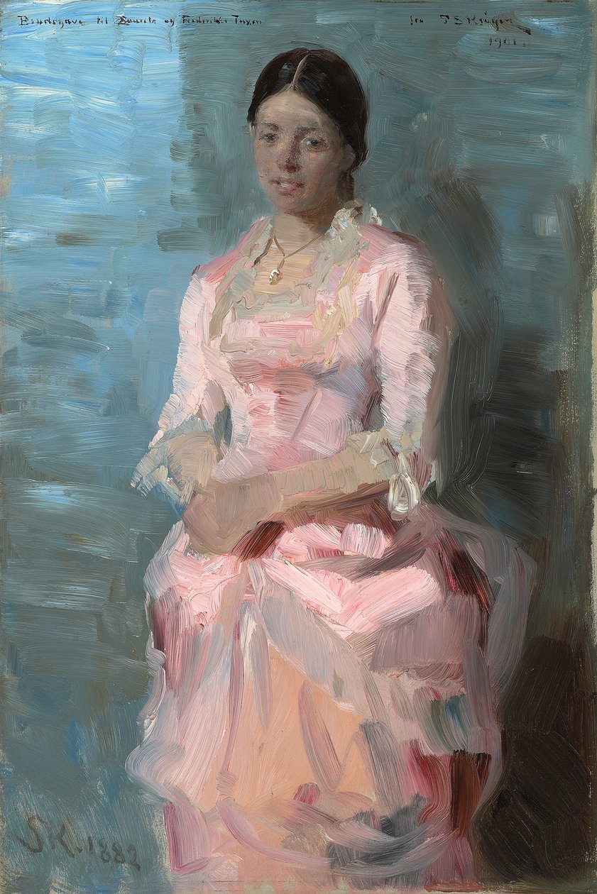 Portrait of Frederikke Tuxen by Peder Severin Krøyer