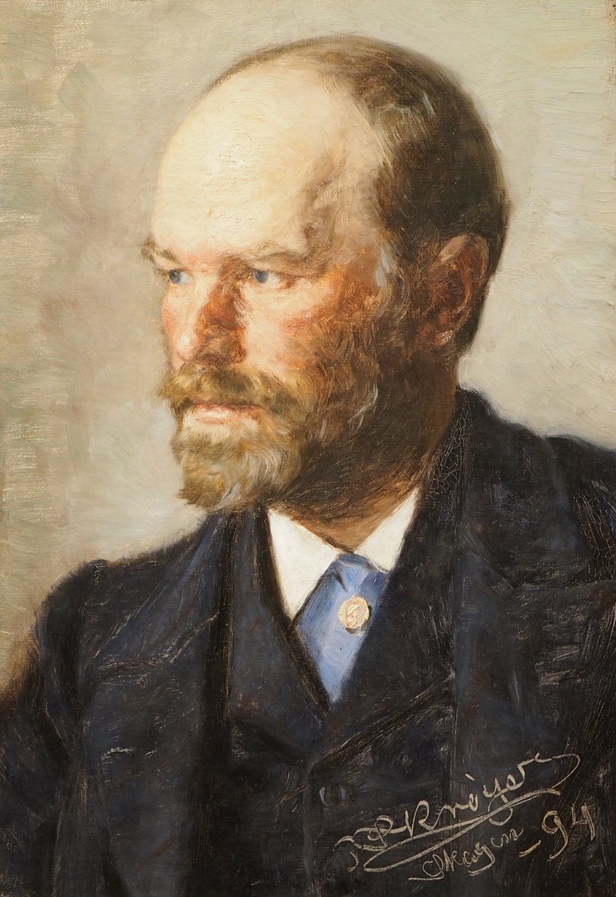 Portrait of the Painter Michael Ancher by Peder Severin Krøyer