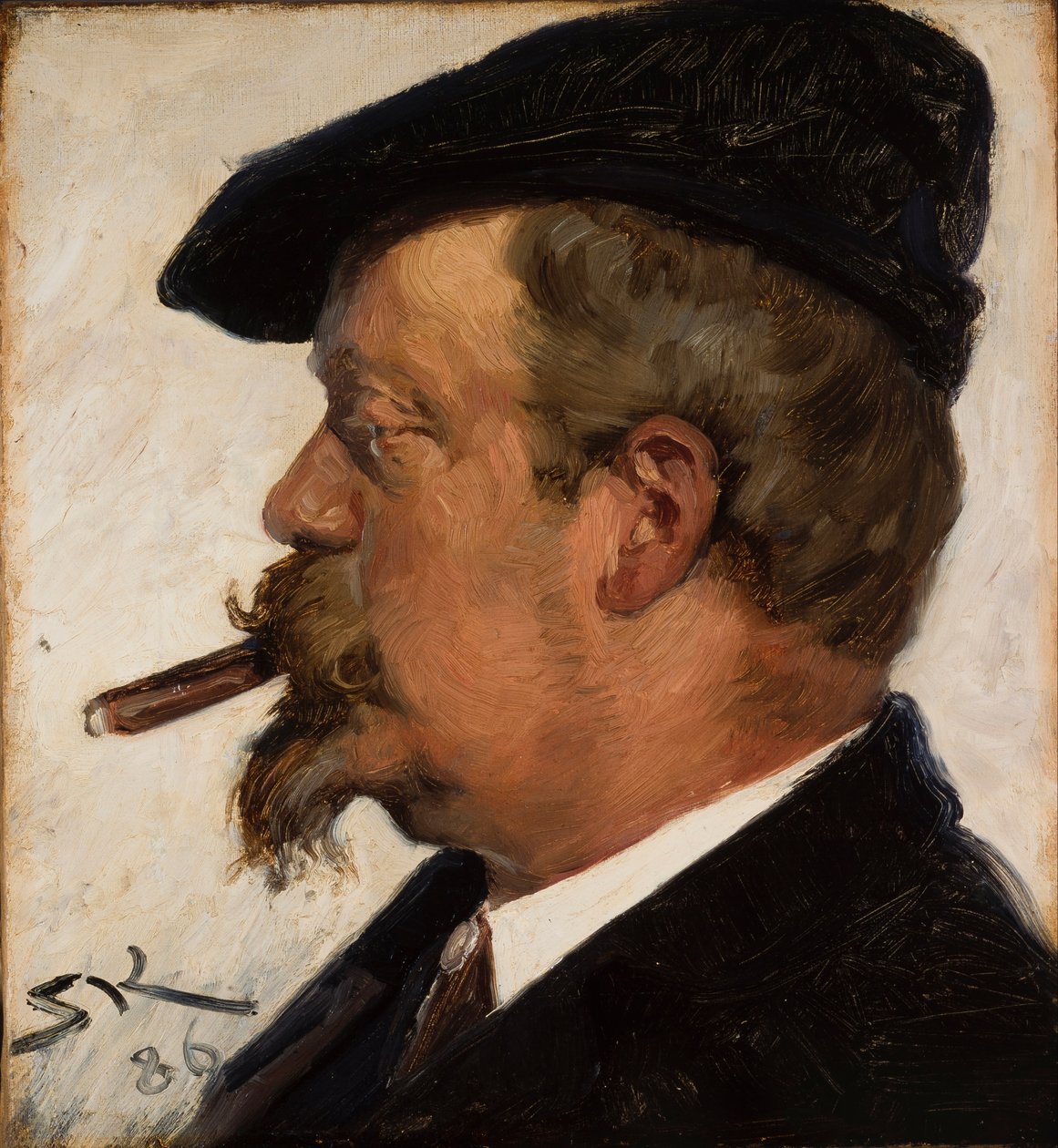 Portrait of Vilhelm Rosenstand by Peder Severin Krøyer