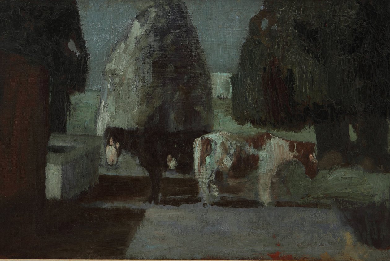 Garden Under the Moon or Quiet in the Estate by Pedro Figari