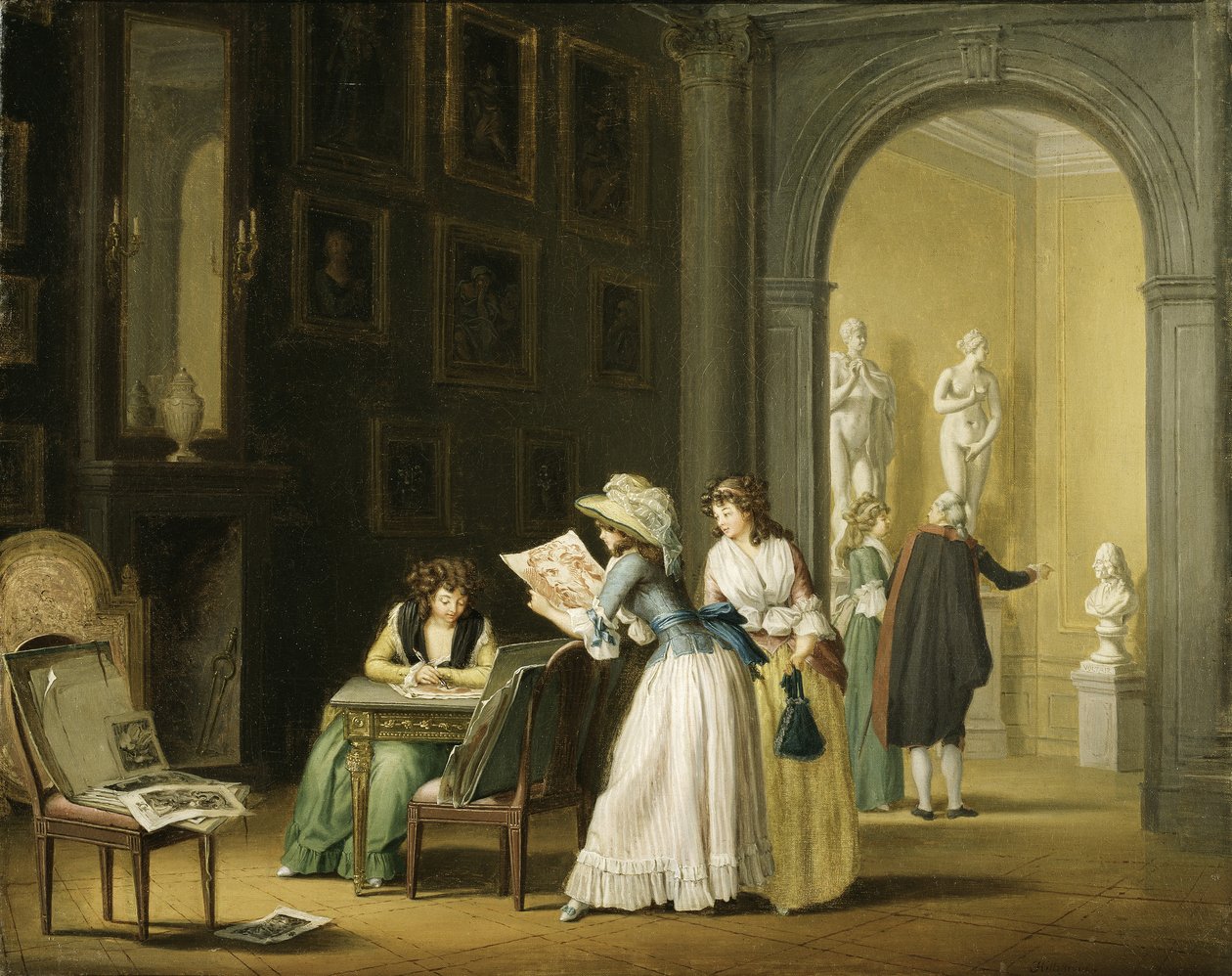 Interior from an Art Collection by Pehr Hilleström