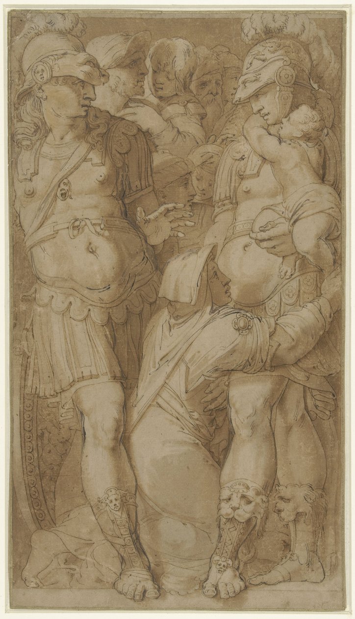 Alexander Pardons the Family of Darius by Pellegrino Tibaldi