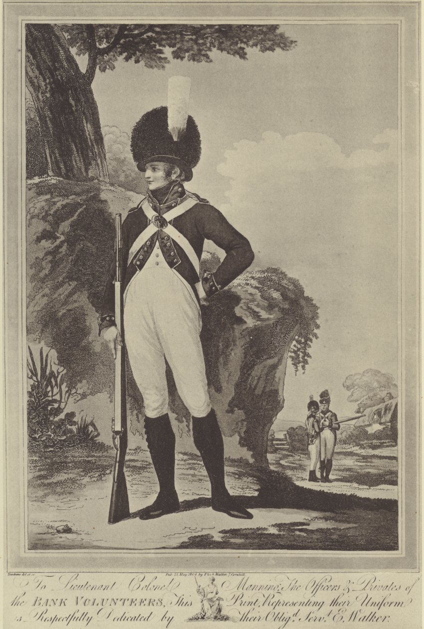 Bank Volunteer, 1804 by Peltro William Tomkins