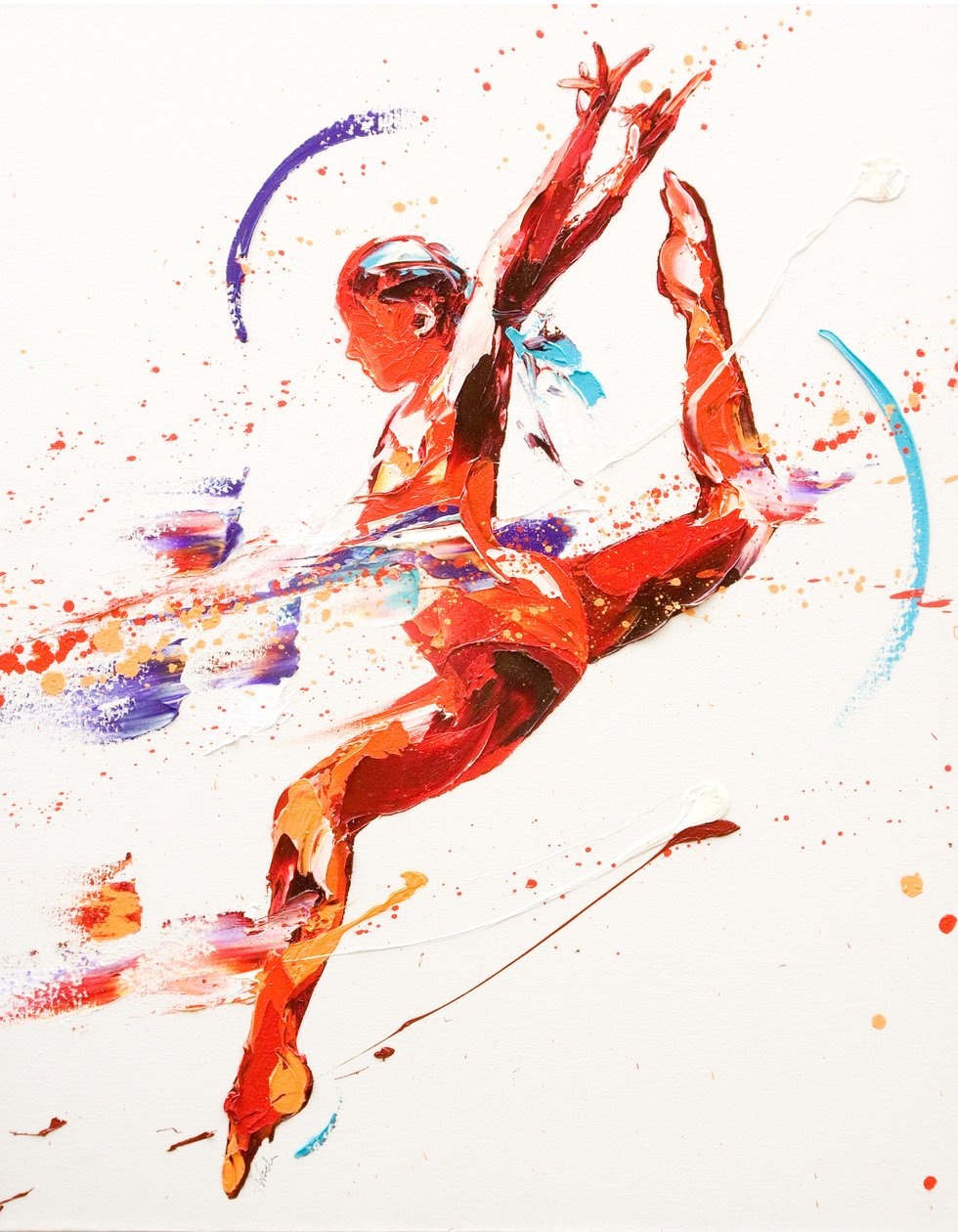 Gymnast Two, 2010 by Penny Warden