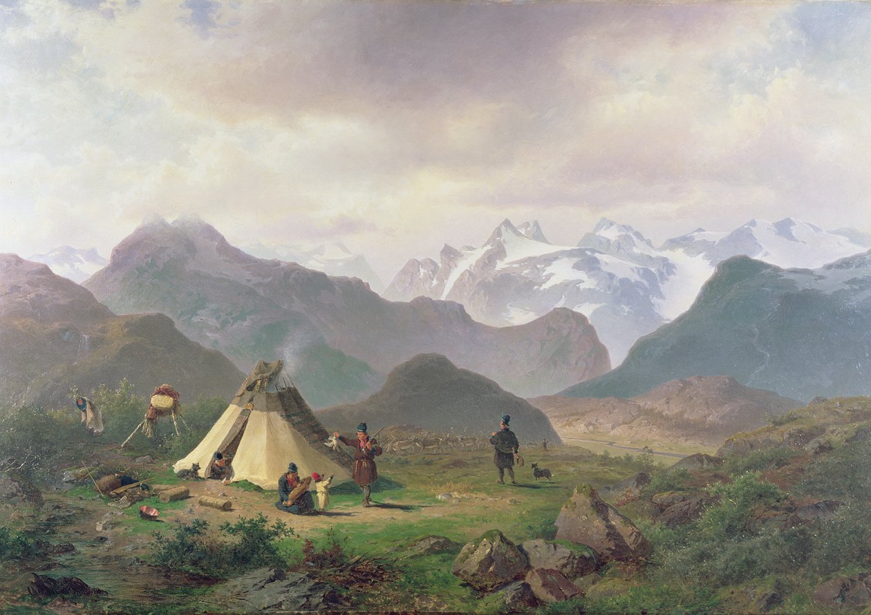 Motif from Kvikkjokk, 1862 by Per Daniel Holm