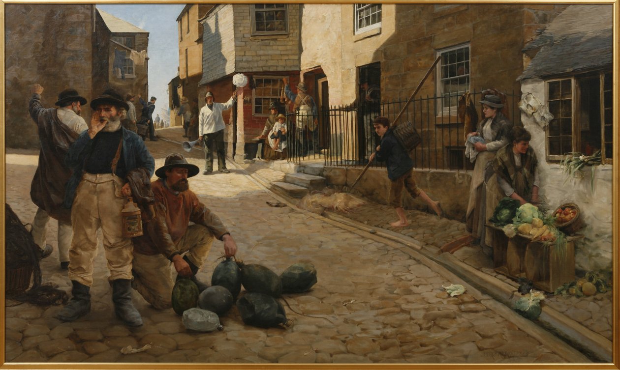 Hevva Hevva!, 1889 by Percy Robert Craft