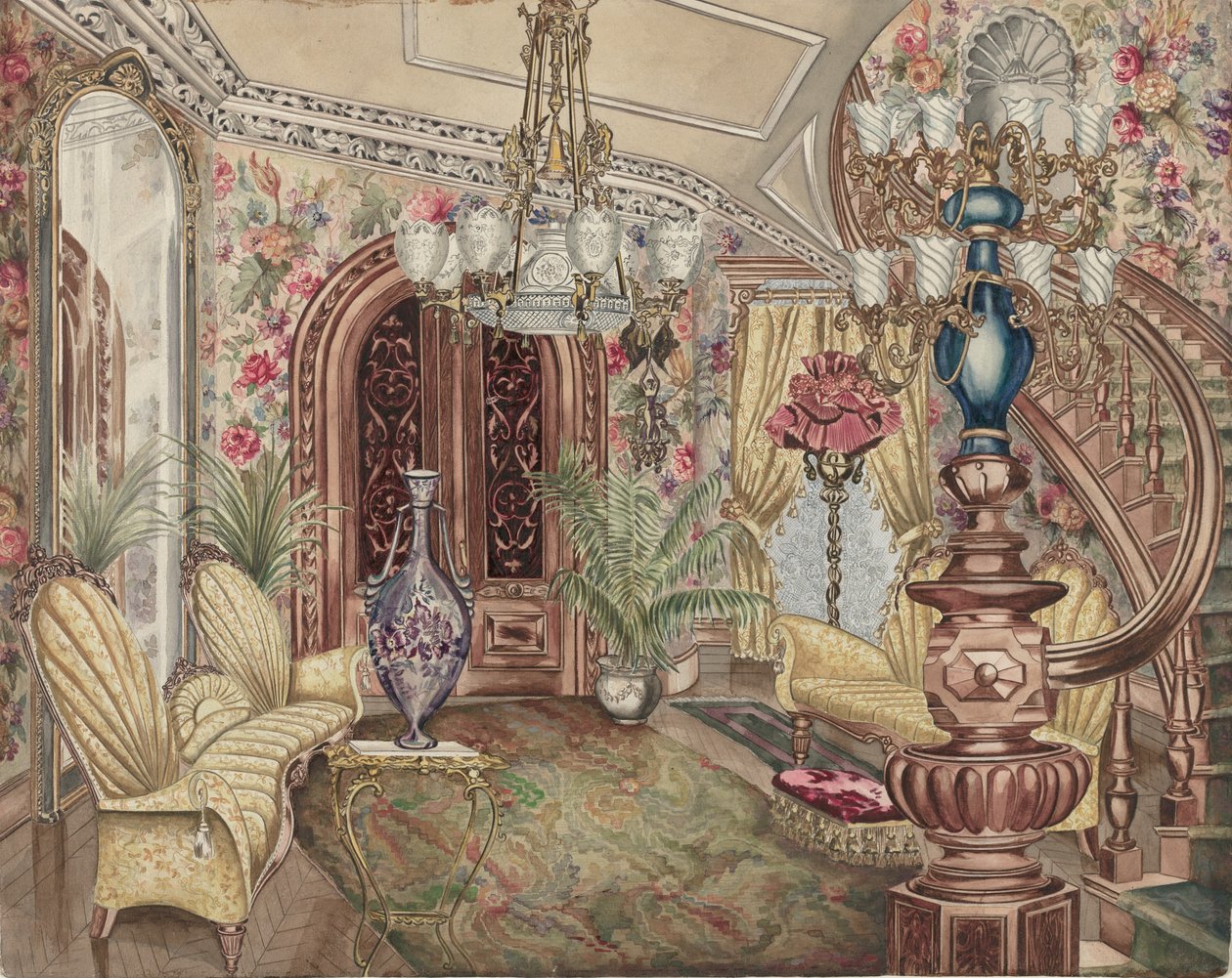Entrance Hall by Perkins Harnly