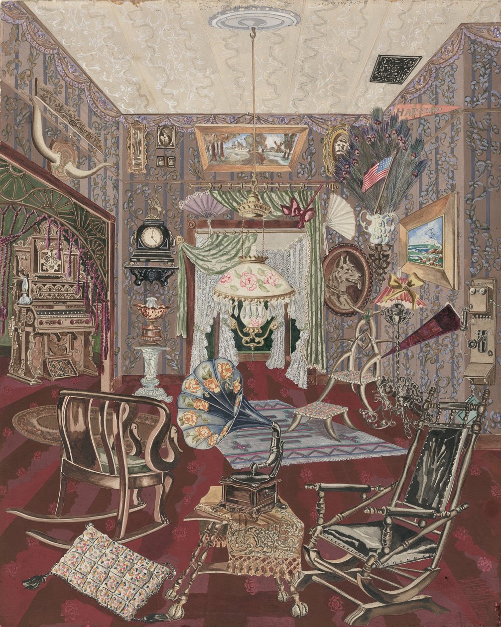 Sitting Room, 1935-1942 by Perkins Harnly