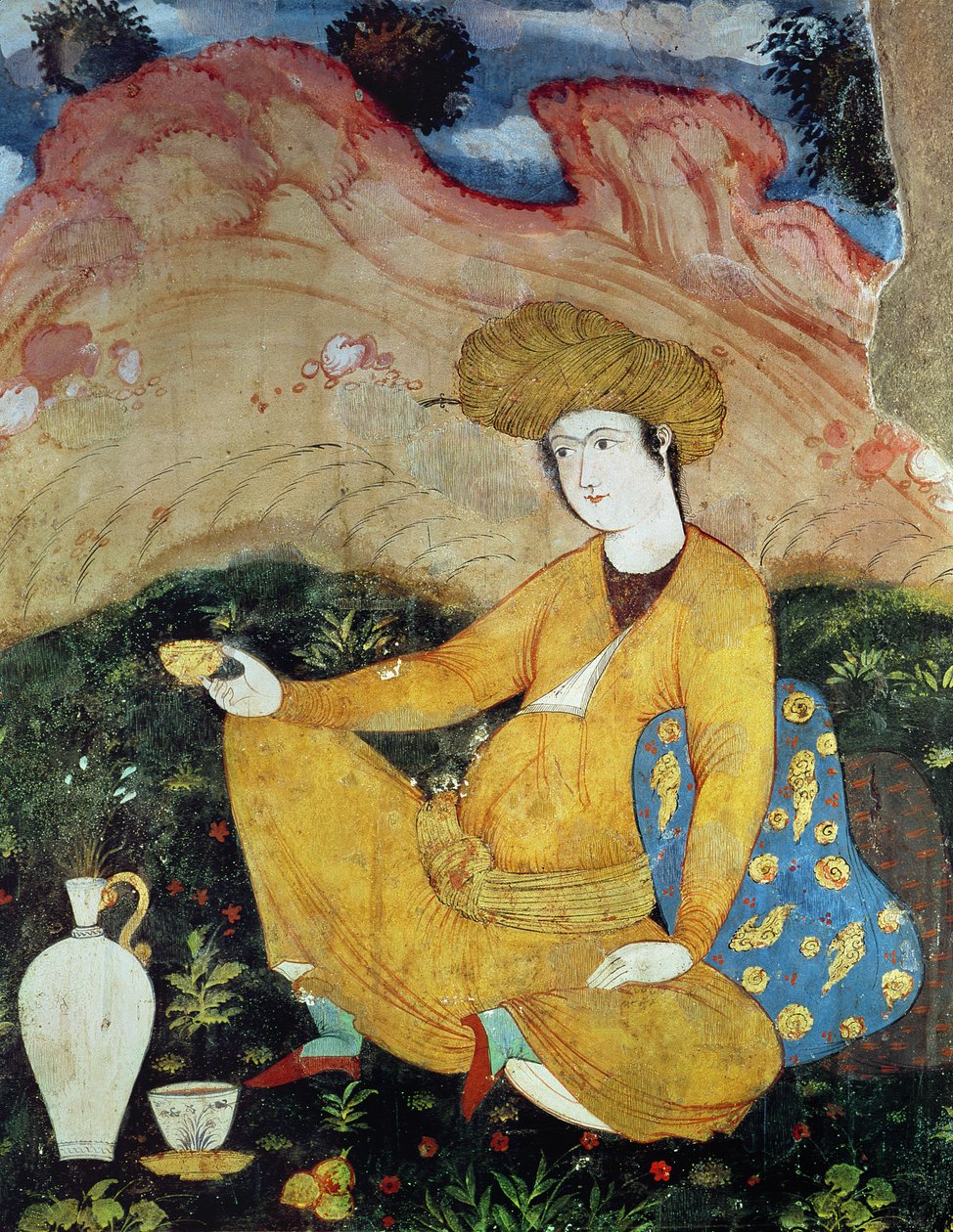 Courtier from the Court of Shah Abbas I by Persian School