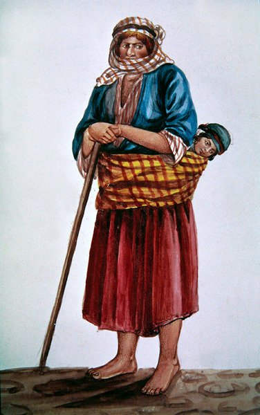 A Peasant Mother by Persian School