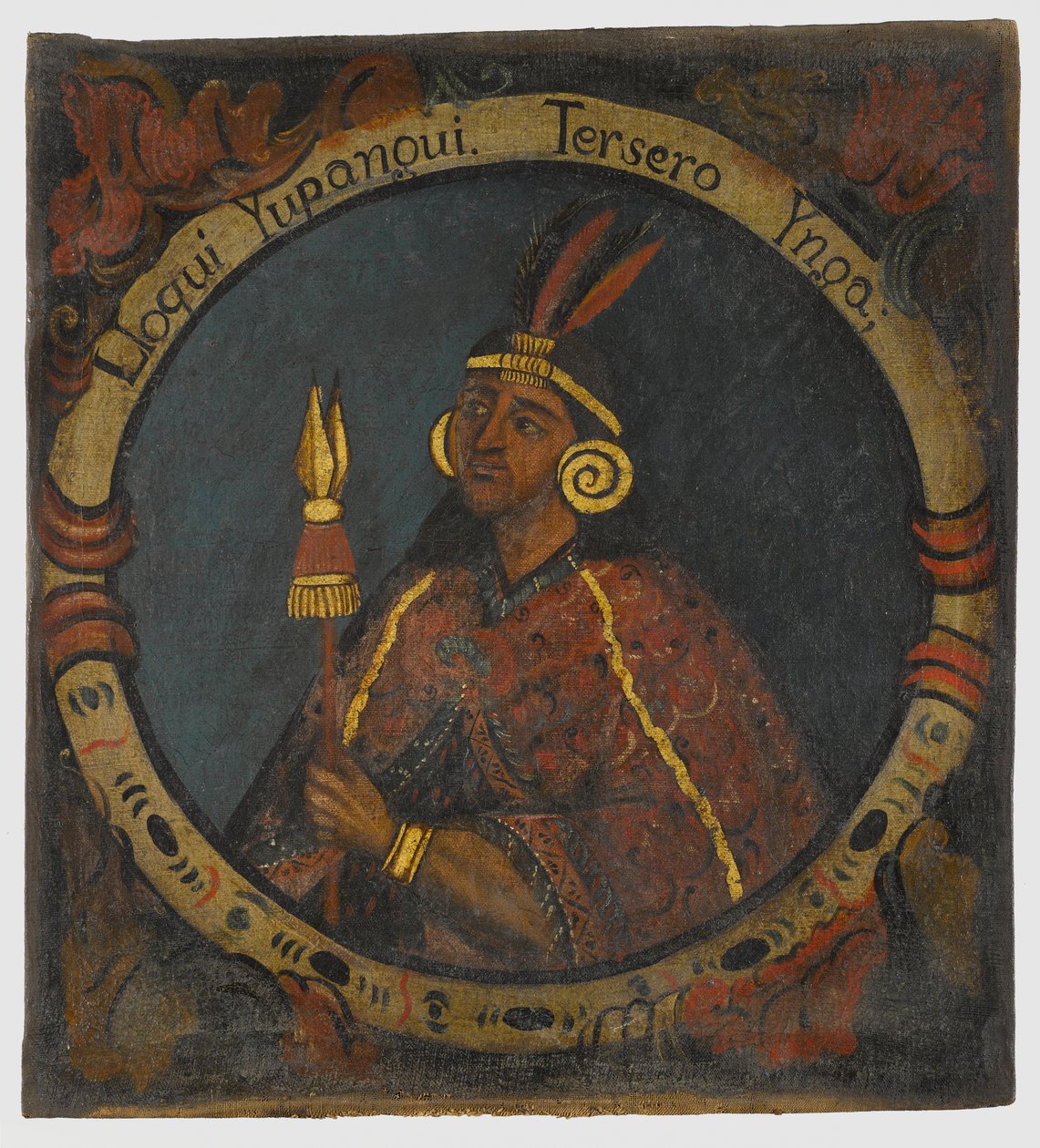 Lloque Yupanqui, 3rd Inca King by Peruvian School