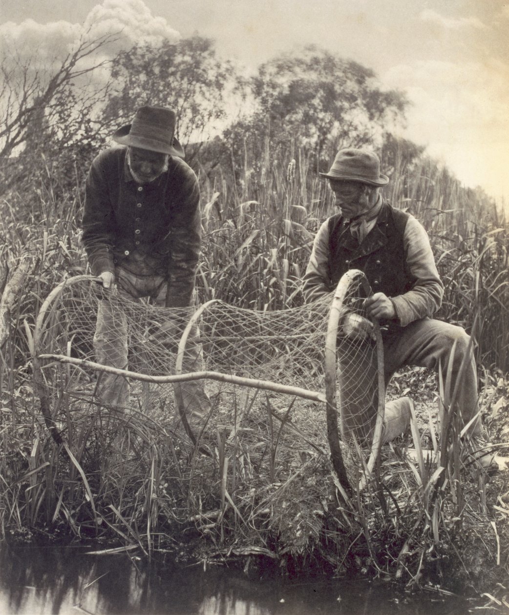 Setting the Bow Net, Life and Landscape on the Norfolk Broads, c.1886 by Peter Emerson und Thomas Goodall