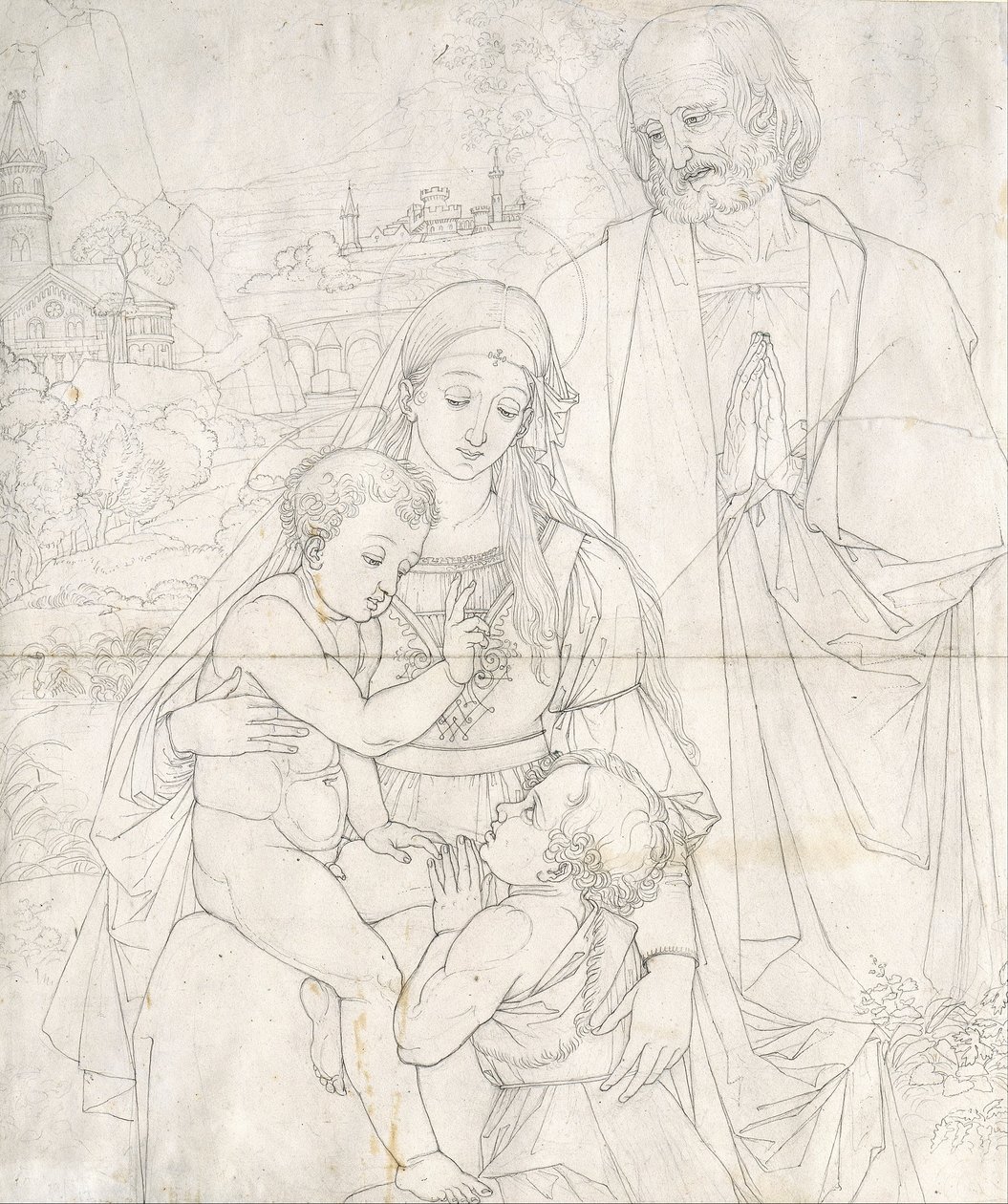 Holy Family with John the Baptist as a Boy by Peter von Cornelius