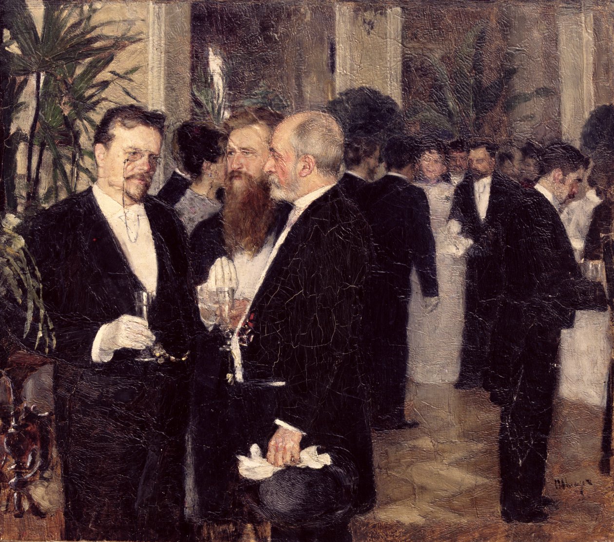 At the Ball by Peter Alexandrovich Nilus