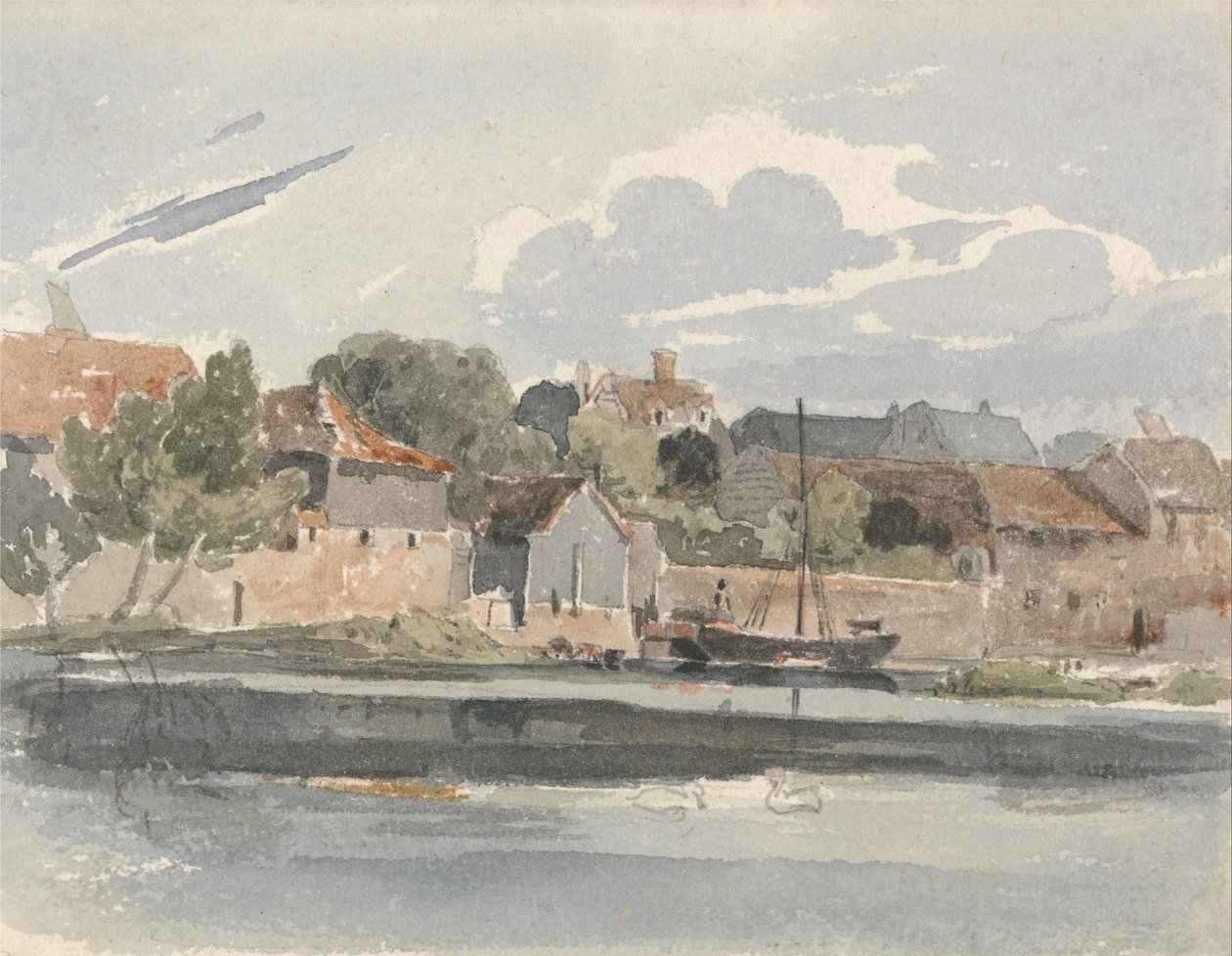 View of the Thames at Kingston by Peter de Wint