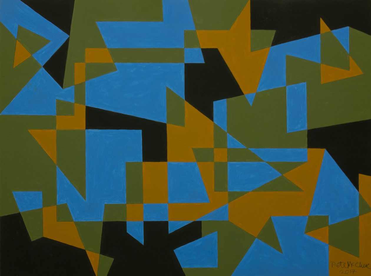 Straight Line Rebound (2017) by Peter McClure