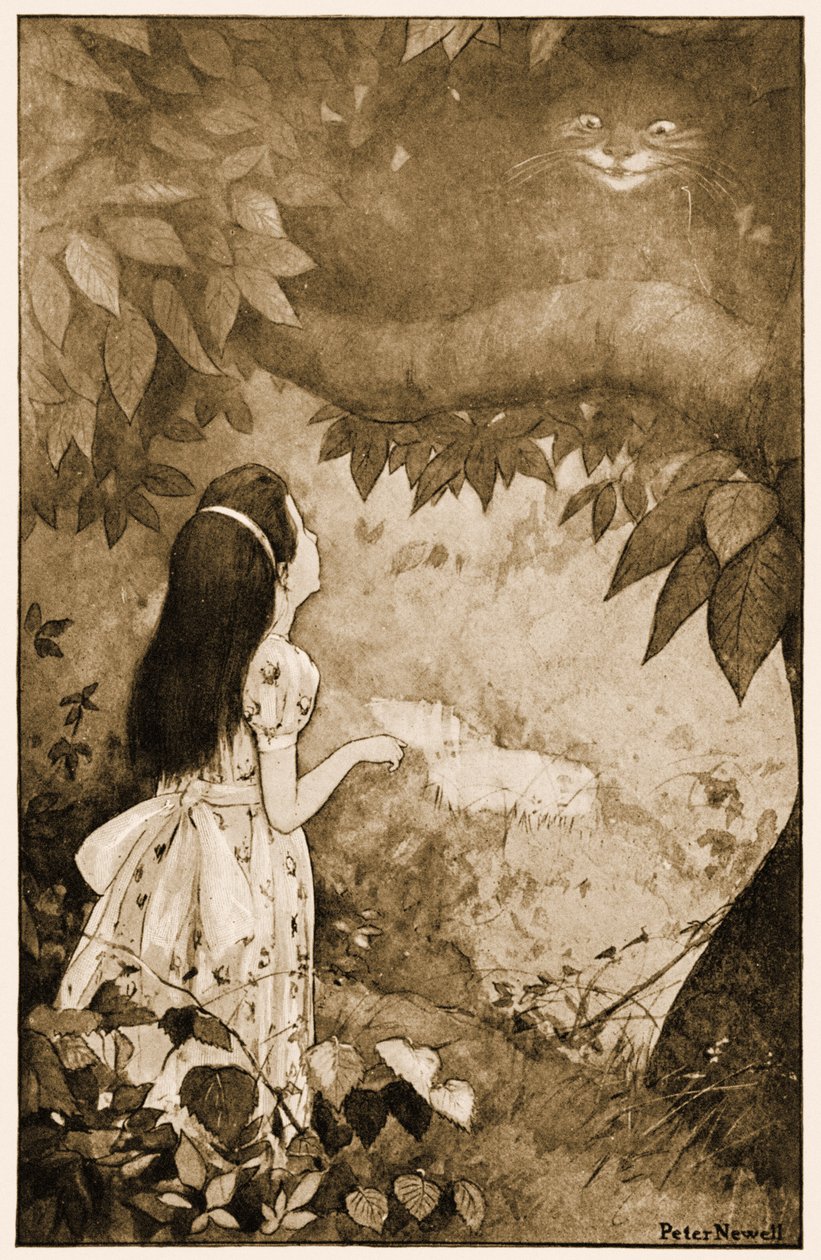 This Time It Vanished Quite Slowly, Illustration for Lewis Carroll
