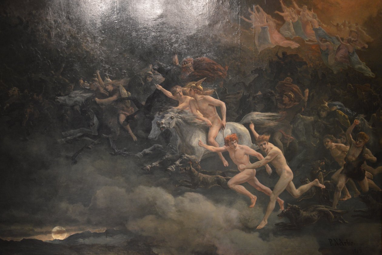 The Wild Hunt of Odin by Peter Nicolai Arbo