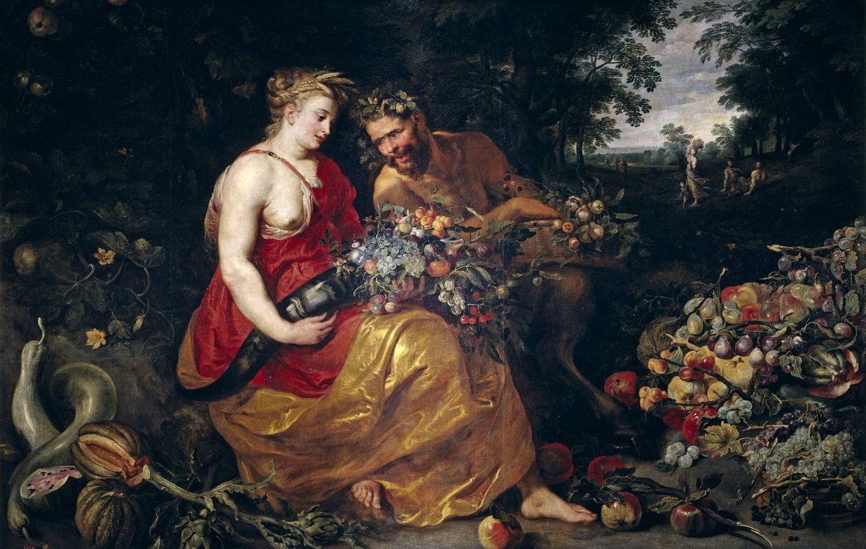 Ceres and Pan by Peter Paul Rubens