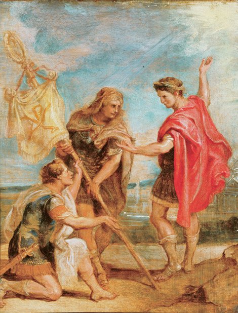 Constantine Receives the Standard with the Monogram of Christ as the Imperial Sign by Peter Paul Rubens