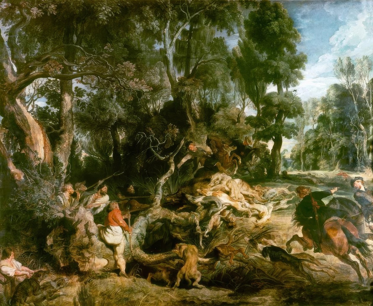The Wild Boar Hunt by Peter Paul Rubens