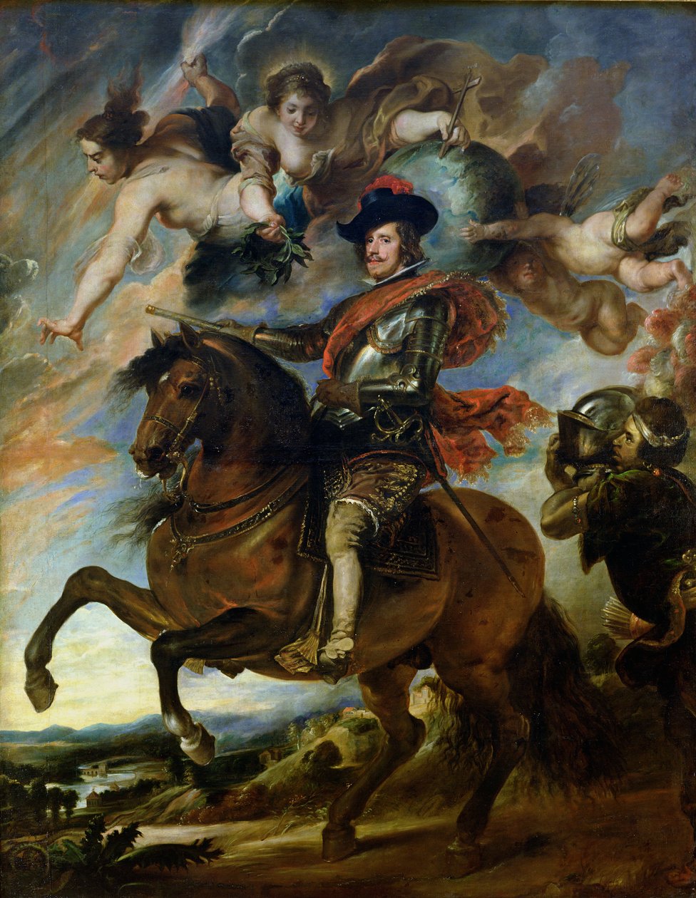 Equestrian Portrait of King Philip IV of Spain by Peter Paul Rubens