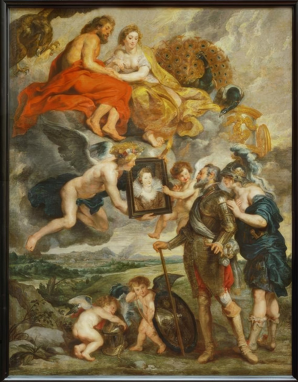 Henry IV Receives the Portrait of Maria de