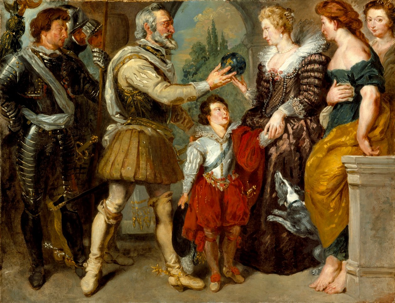 Henry IV Conferring the Regency upon Marie de Medici by Peter Paul Rubens