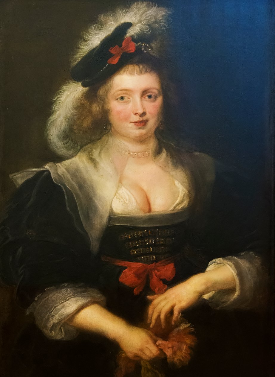 Hélène Fourment with Glove by Peter Paul Rubens