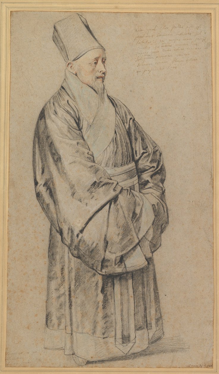 Portrait of Nicolas Trigault in Chinese Costume by Peter Paul Rubens