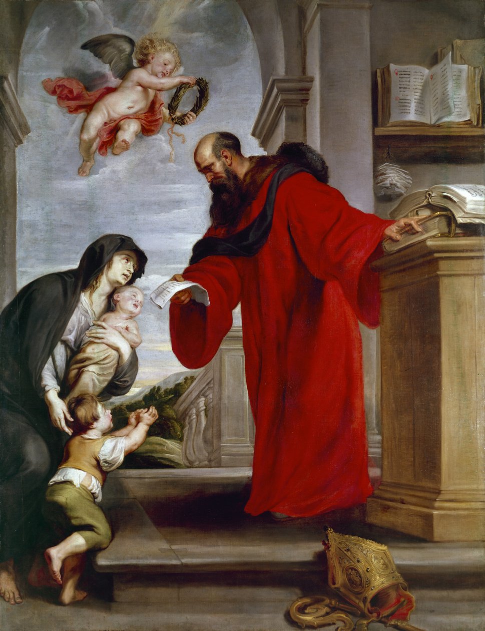 Saint Ives of Treguier by Peter Paul Rubens