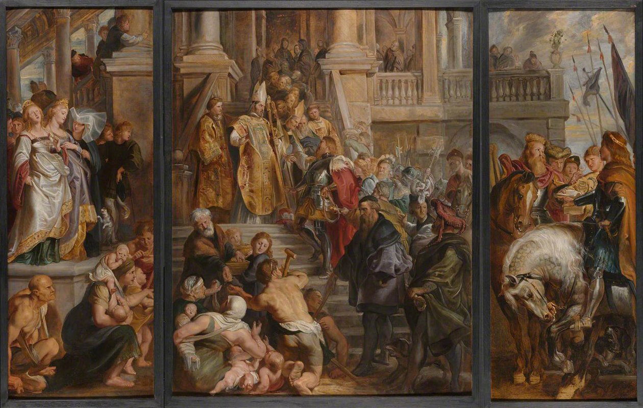 St. Bavo Cathedral in Ghent by Peter Paul Rubens