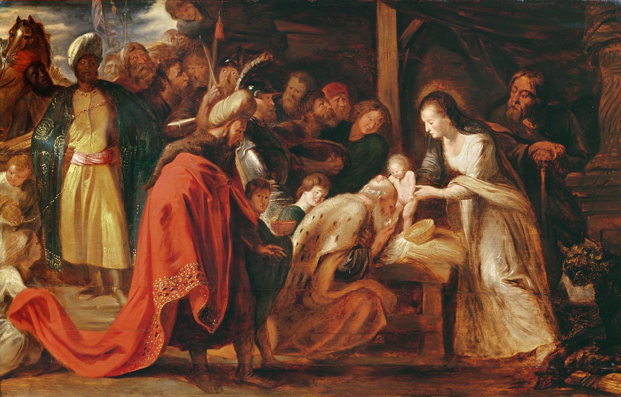 The Adoration of the Magi, c.1617-18 by Peter Paul Rubens