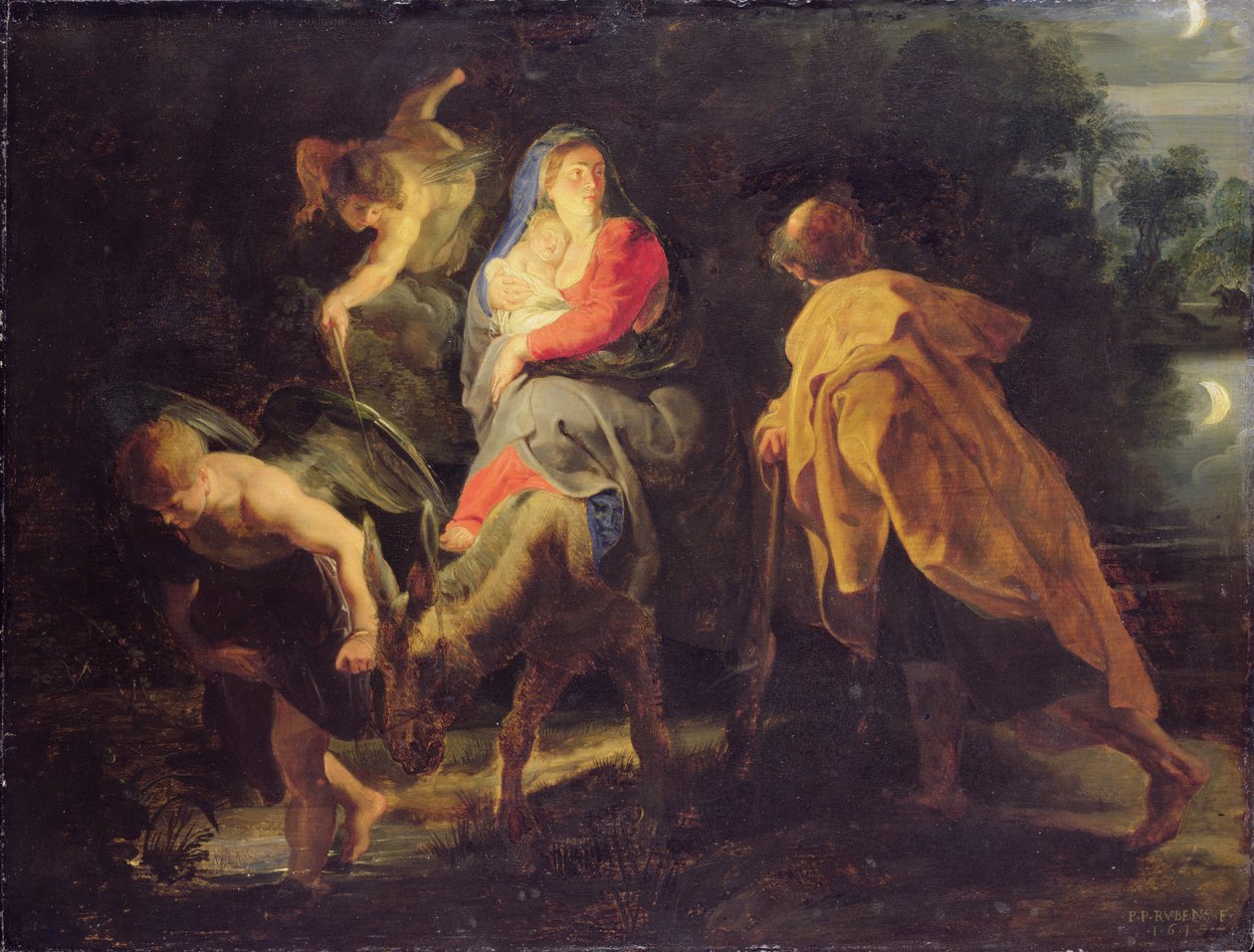 The Flight into Egypt, 1614 by Peter Paul Rubens