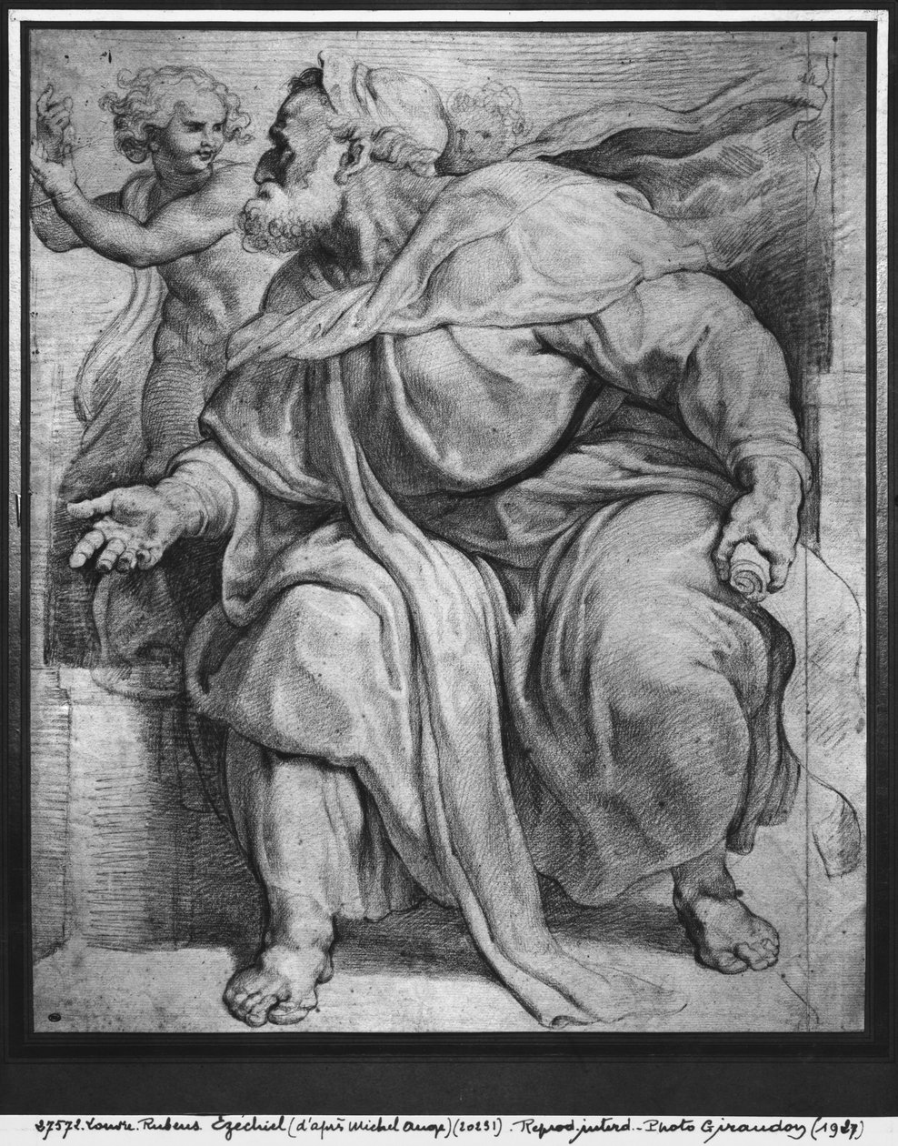 The Prophet Ezekiel, After Michelangelo Buonarroti by Peter Paul Rubens