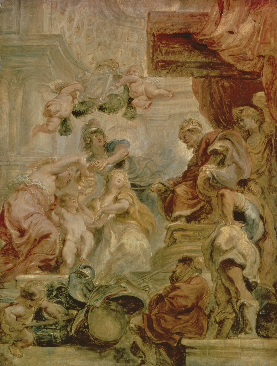 The Union of the Crowns, 1630-34 by Peter Paul Rubens