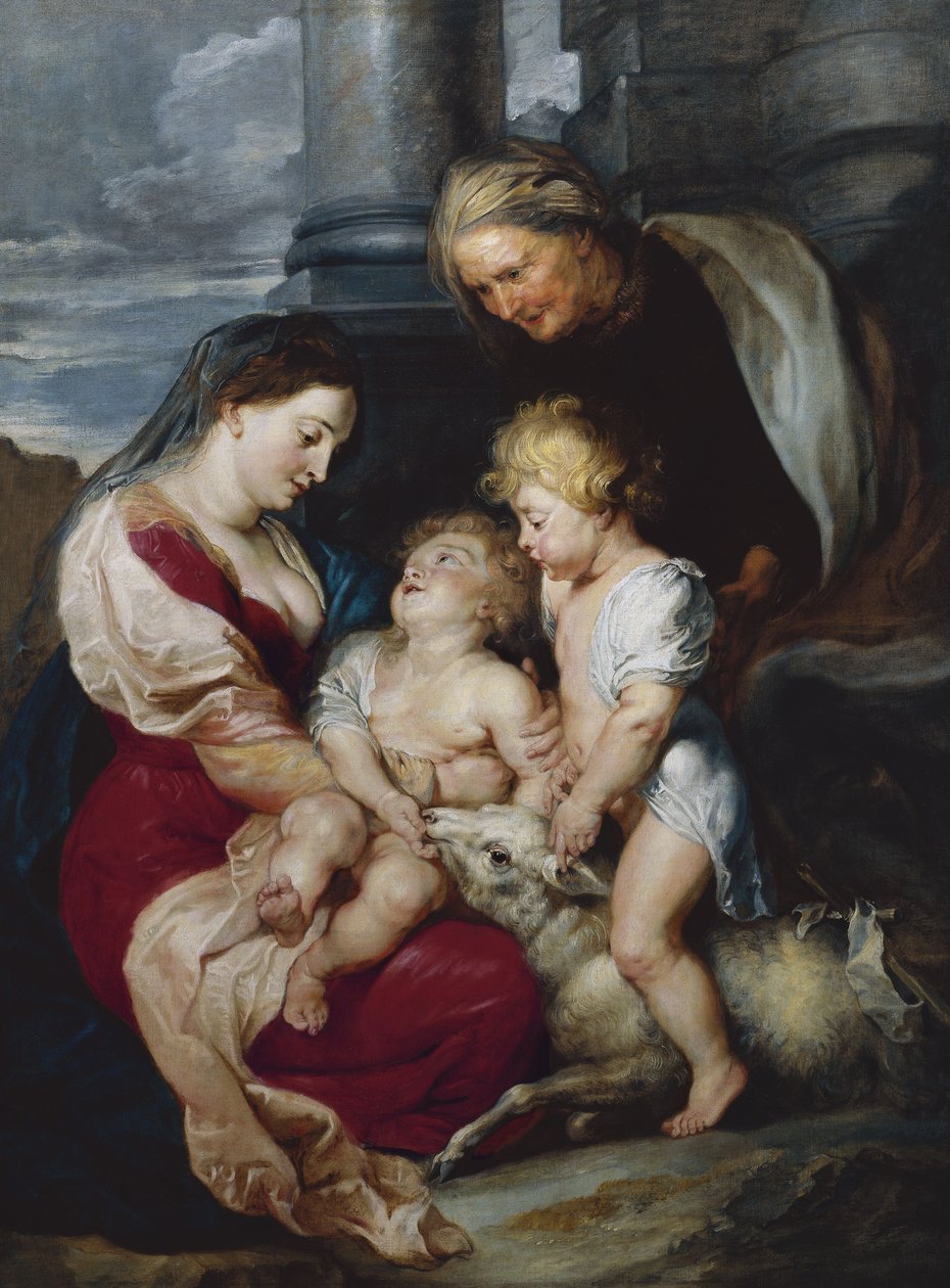 The Virgin and Child with Saint Elizabeth and Saint John the Baptist, 1618 by Peter Paul Rubens