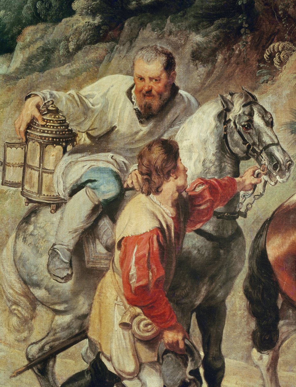 The Sacristan Accompanying the Priest Taking the Eucharist to a Dying Man, Before 1630 by Peter Paul Rubens