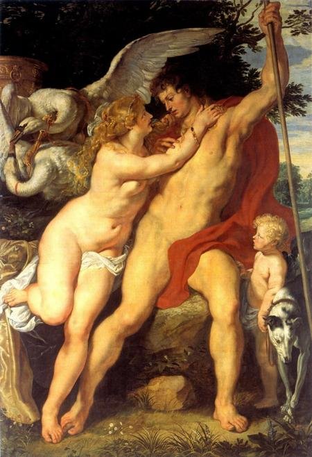 Venus and Adonis by Peter Paul Rubens