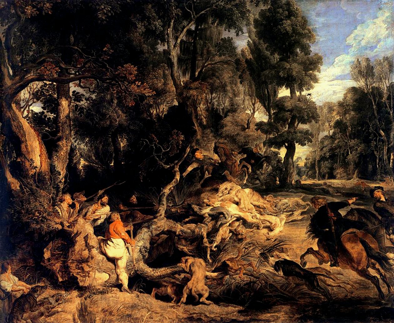 Wild Boar Hunt by Peter Paul Rubens