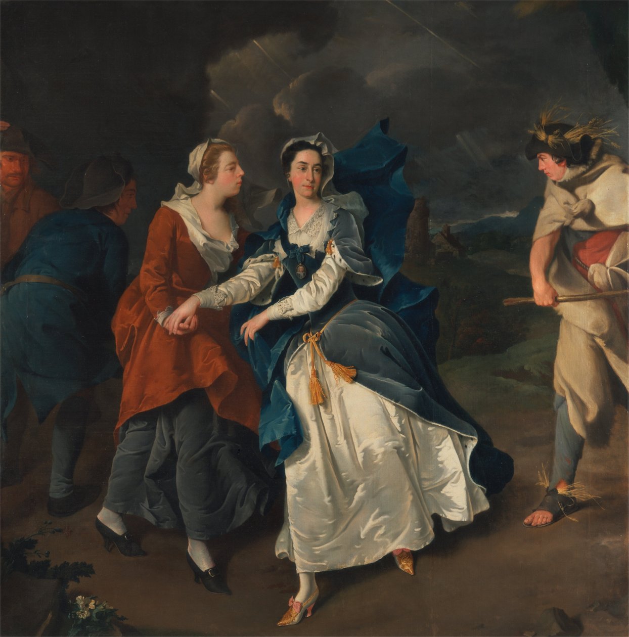 Mrs. Cibber as Cordelia by Peter van Bleeck